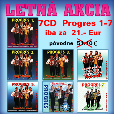 Progres 1- 7 7CD Letná akcia 1.