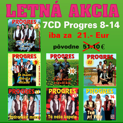 Progres 8- 14 7CD Letná akcia 2.