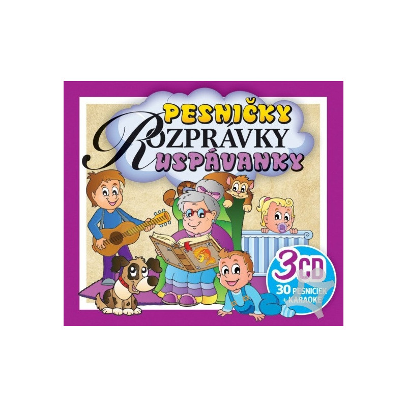 3CD BOX Pesnicky, Rozpravky, Uspavanky