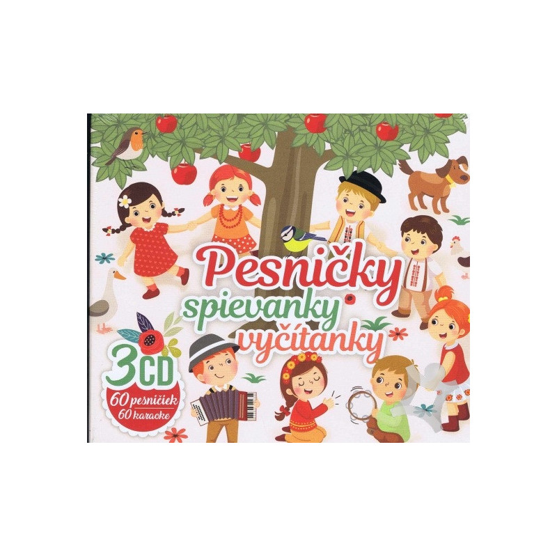 3CD BOX Pesnicky, Spievanky, Vycitanky