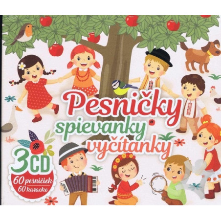 3CD BOX Pesnicky, Spievanky, Vycitanky