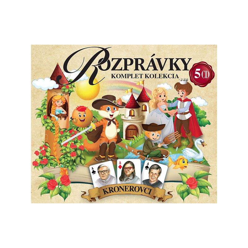 5CD BOX Rozpravky - Kronerovci kompletna kolekcia 5CD BOX Rozpravky - Kronerovci kompletna kolekcia