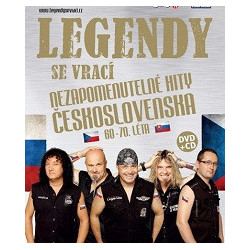 Legendy se vraci - Nezapomenutelne hity Ceskoslovenska 1 CD + 1 DVD