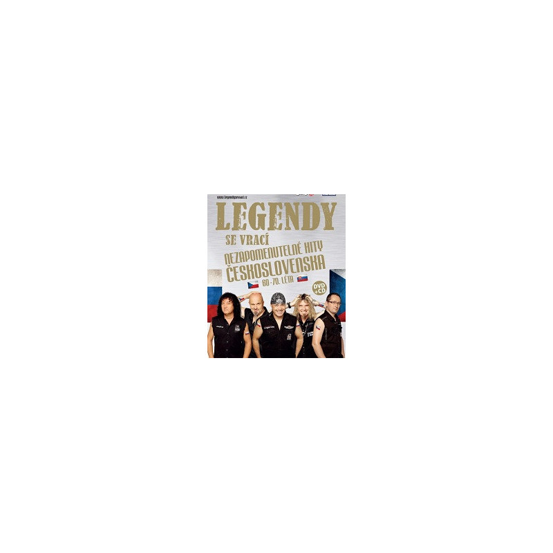 Legendy se vraci - Nezapomenutelne hity Ceskoslovenska 1 CD + 1 DVD