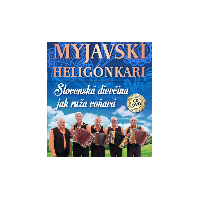 Myjavski heligonkari - Slovesnka dievcina jak ruza vonava 1 CD + 1 DVD