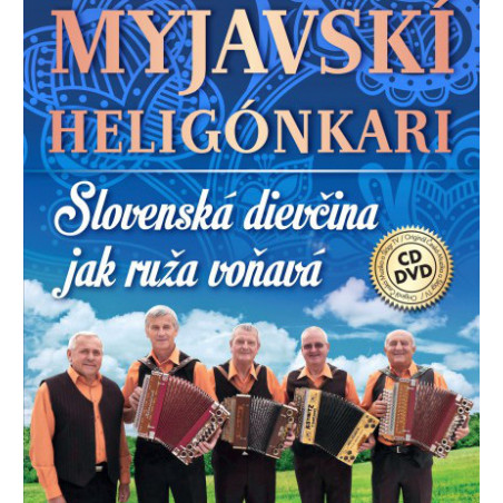 Myjavski heligonkari - Slovesnka dievcina jak ruza vonava 1 CD + 1 DVD