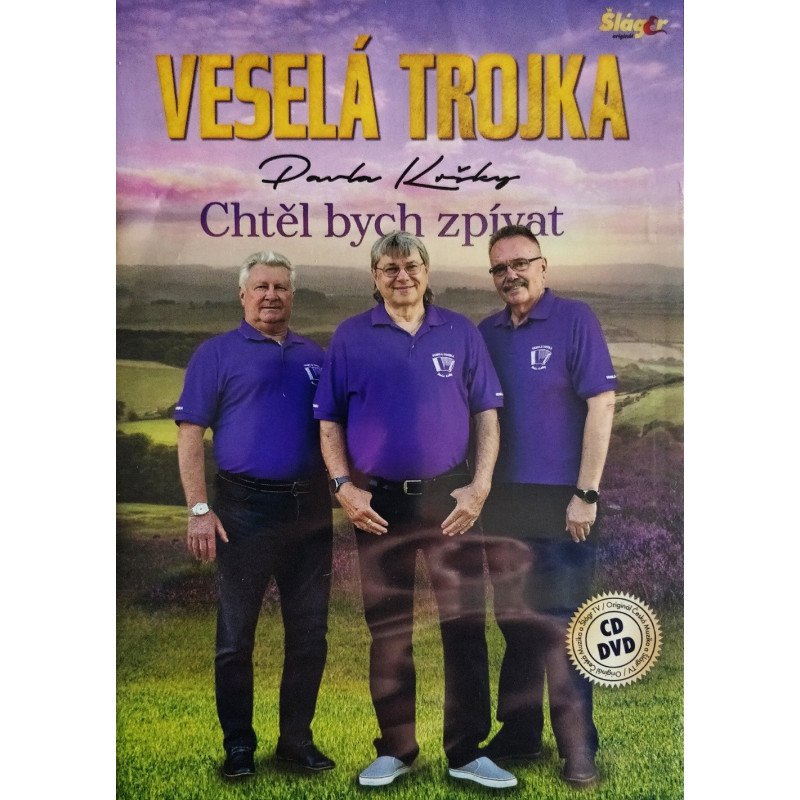 Vesela trojka - Chtel bych zpivat CD+DVD