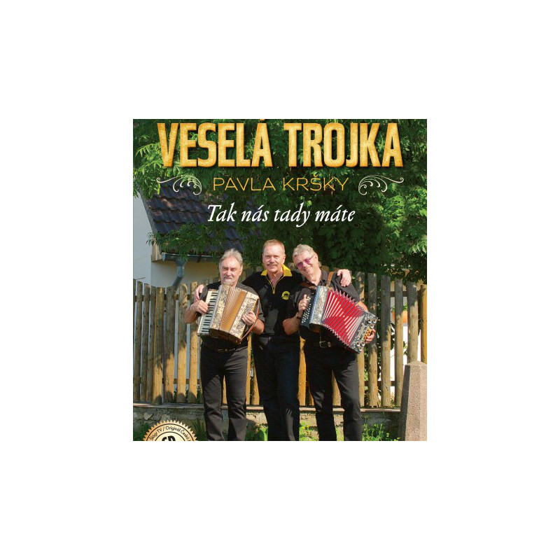 VESELA TROJKA PAVLA KRSKY - Tak nas tady mate 1 CD + 1 DVD