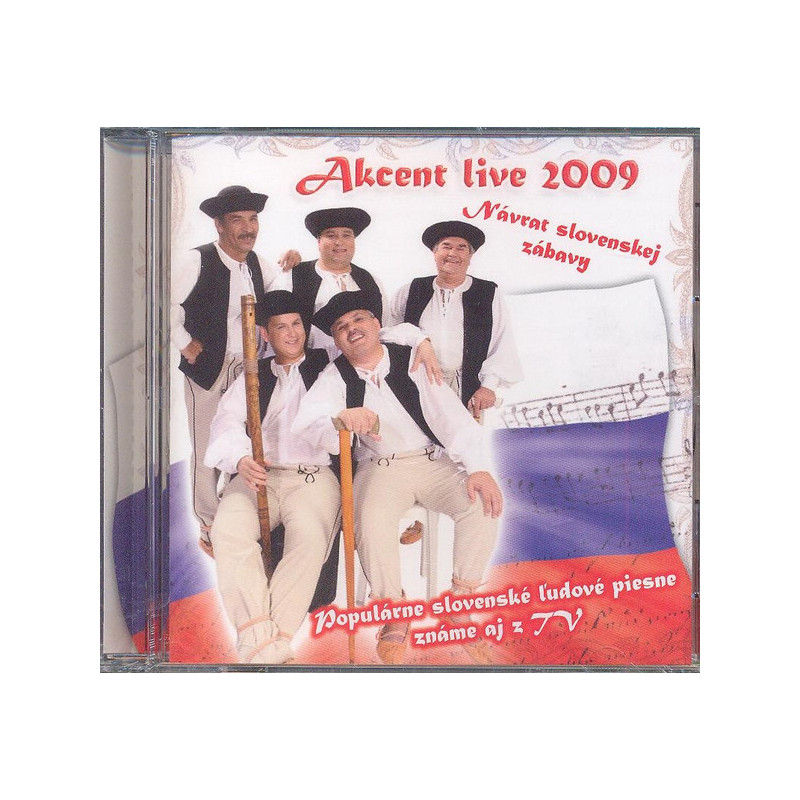 Akcent live 2009 - Návrat slovenskej zábavy CD