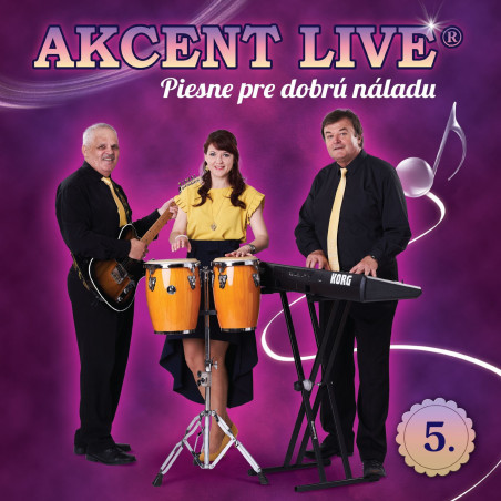 Akcent Live - Piesne pre dobru naladu 5. (cd)