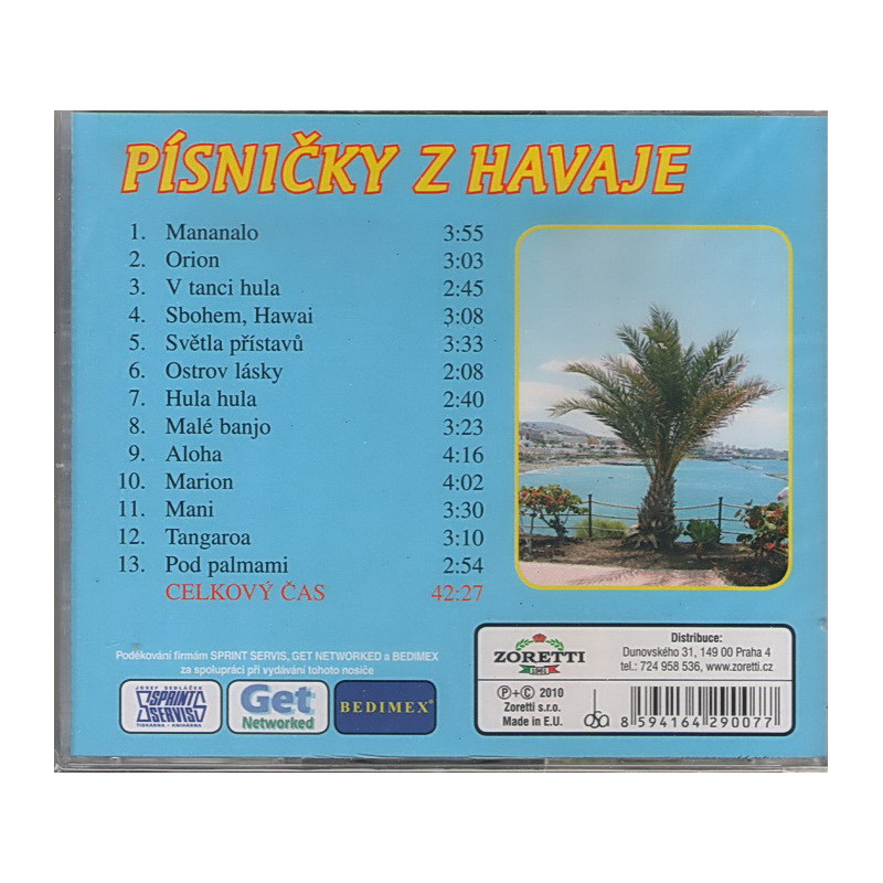 PÍSNIČKY Z HAVAJE - CD