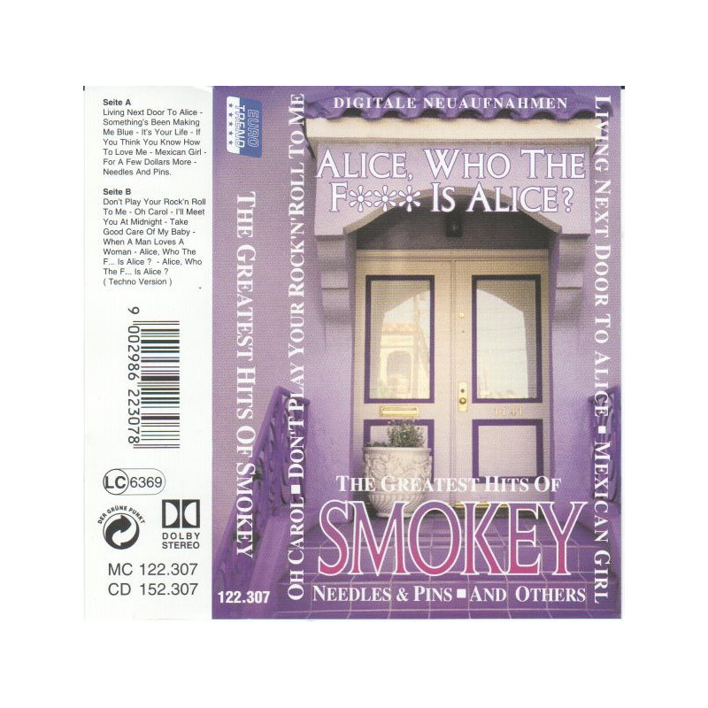 ALICE REVIVAL BAND - THE GREATEST HITS OF SMOKEY  /KAZETA !/