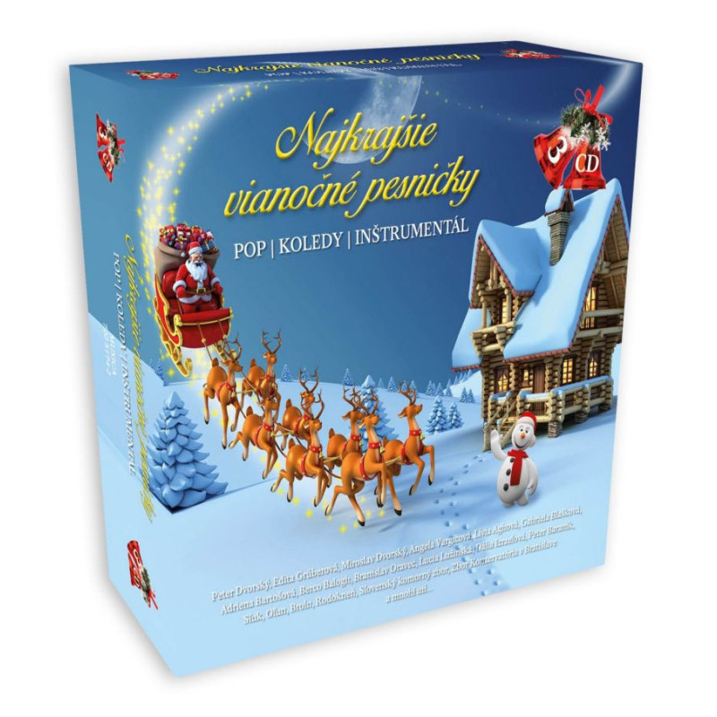 Najkrajsie  vianocne  pesnicky-POP - KOLEDY - INSTRUMENTAL  3CD