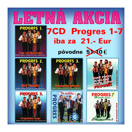 Progres  1- 7    7CD   Letna akcia 1.